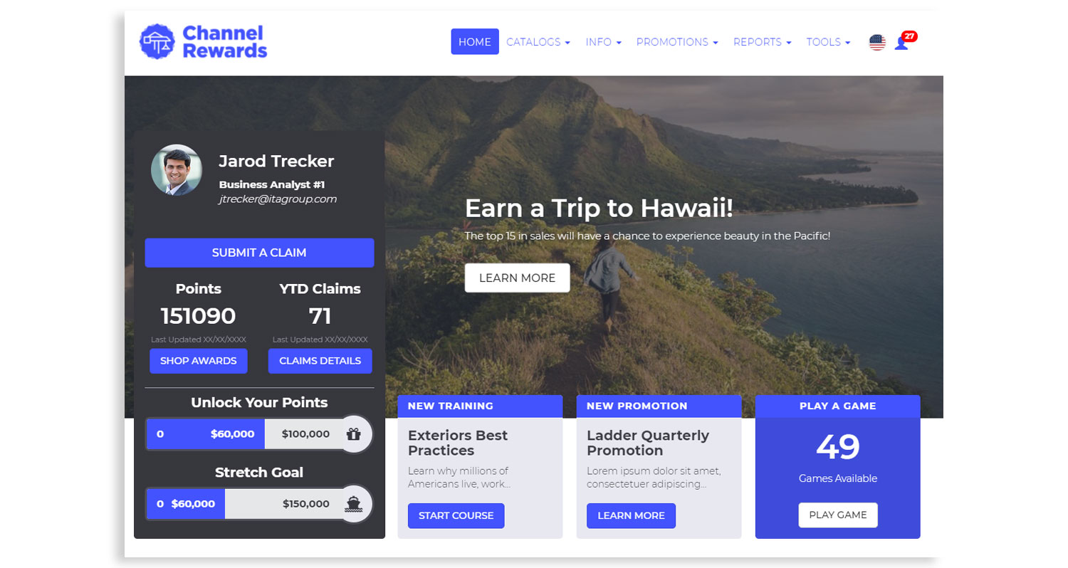 example of channel program portal